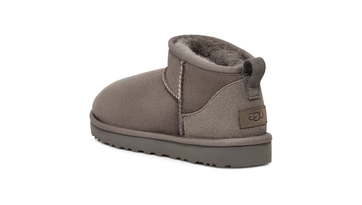 Overkicks - UGG Classic Ultra Mini Boot Grey (Womens) (1116109-GREY) - detalle suela