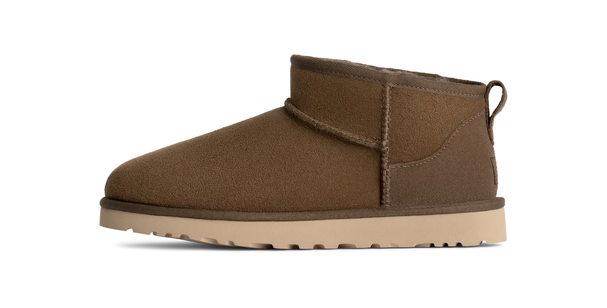 Overkicks - UGG Classic Ultra Mini Boot Hickory (1137391-HCK) - vista lateral