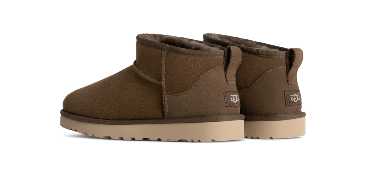 Overkicks - UGG Classic Ultra Mini Boot Hickory (1137391-HCK) - vista trasera