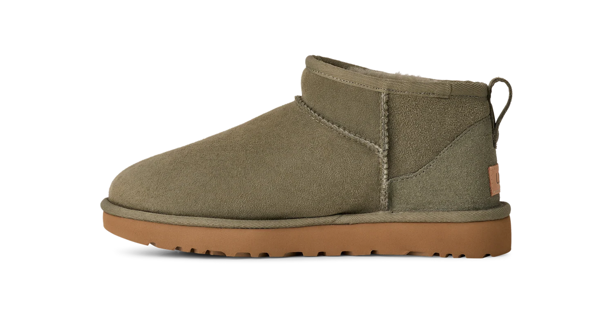 Overkicks - UGG Classic Ultra Mini Boot Moss Green Amphora (Womens) (1116109-MMP) - par completo