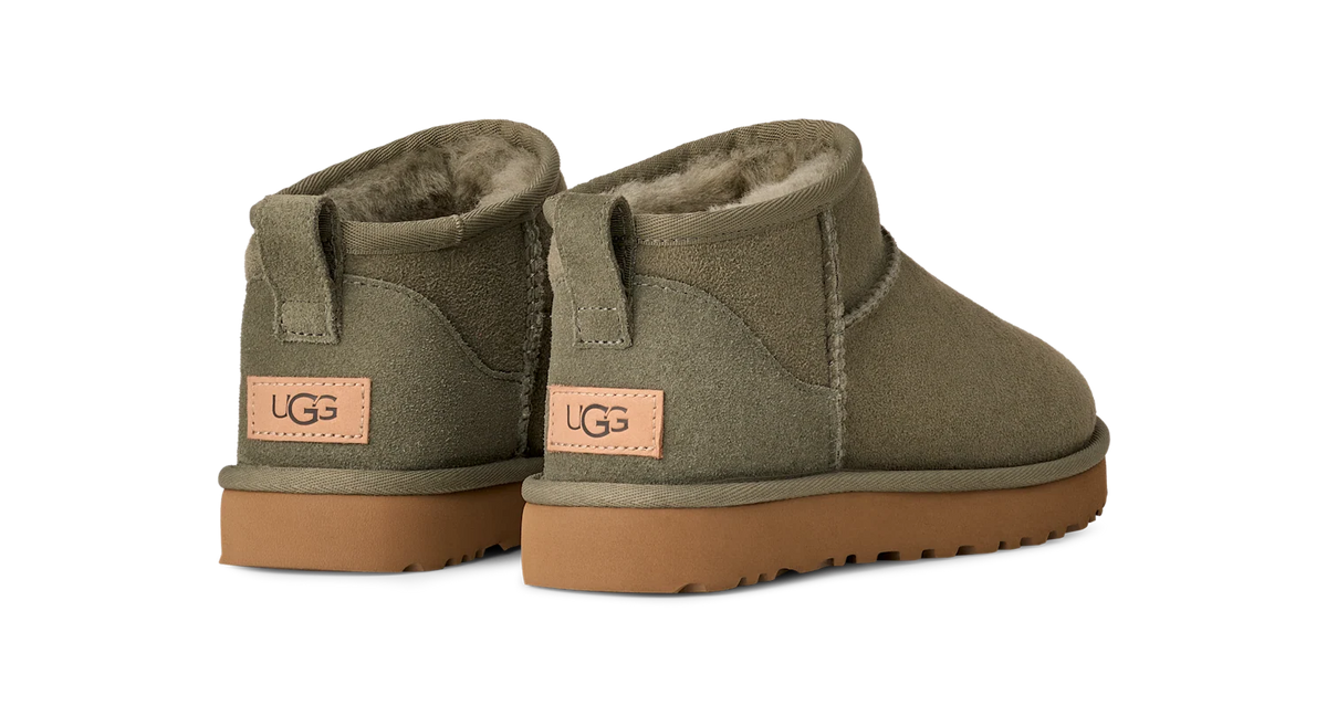 Overkicks - UGG Classic Ultra Mini Boot Moss Green Amphora (Womens) (1116109-MMP) - detalle suela