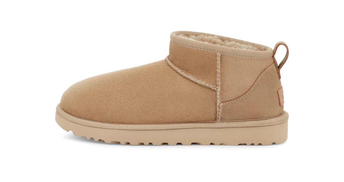 Overkicks - UGG Classic Ultra Mini Boot Mustard Seed (Womens) (1116109-MDSD) - vista lateral