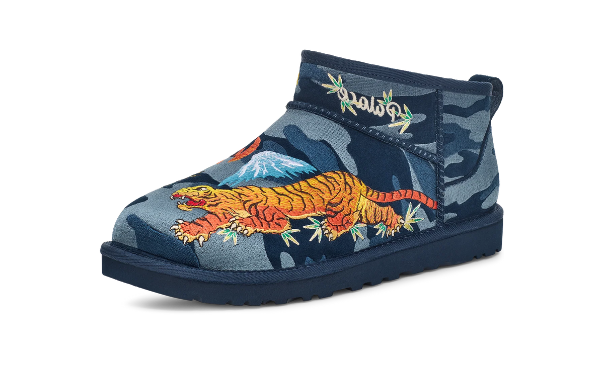 Overkicks - UGG Classic Ultra Mini Boot Palace Navy Camo (1172071-BCM) - vista trasera