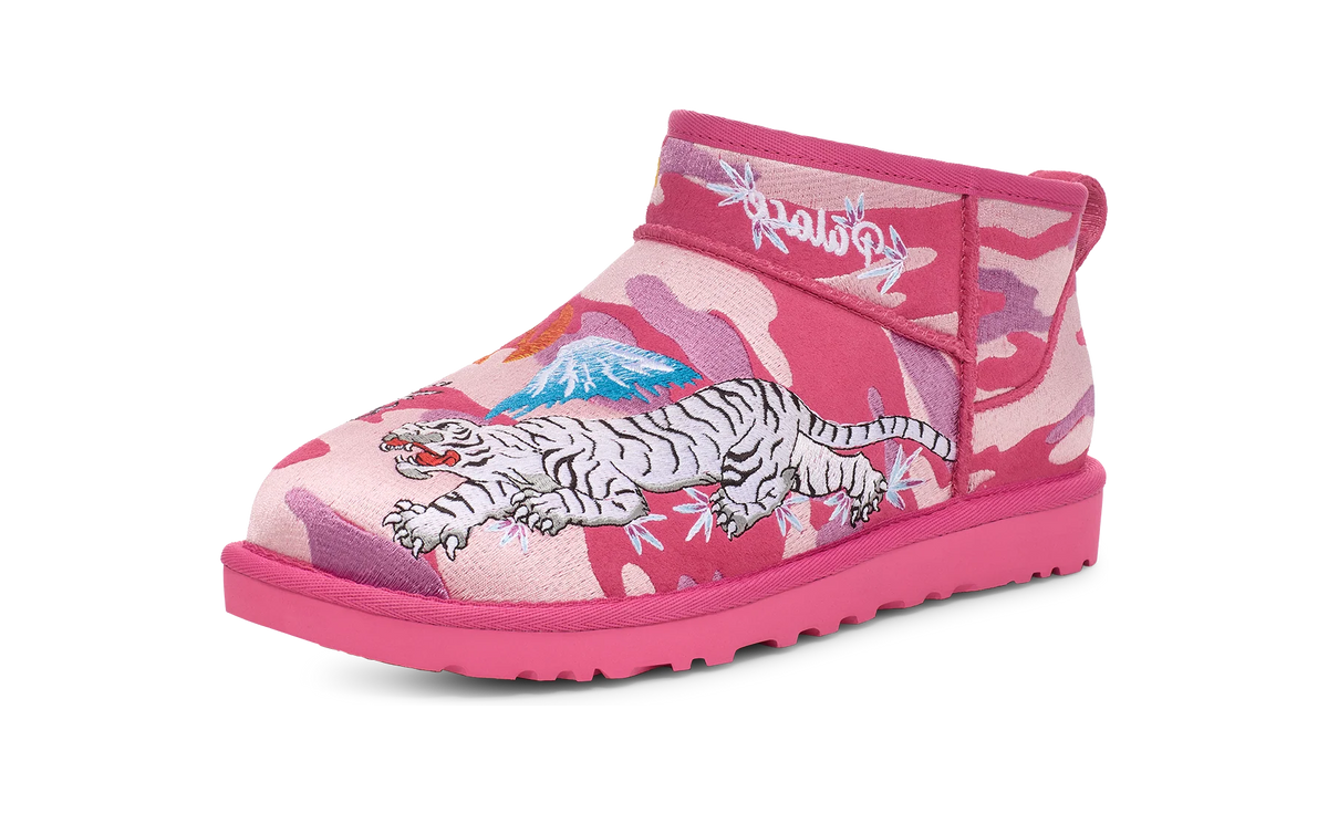 Overkicks - UGG Classic Ultra Mini Boot Palace Pink Camo (1172071-PKC) - vista trasera