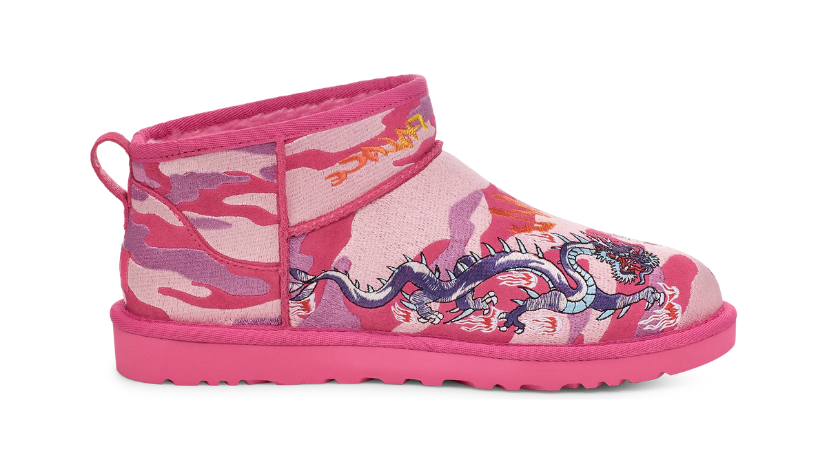 Overkicks - UGG Classic Ultra Mini Boot Palace Pink Camo (1172071-PKC) - par completo