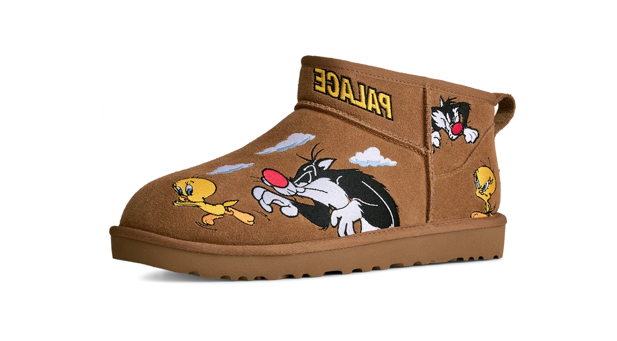 Overkicks - UGG Classic Ultra Mini Boot Palace x Looney Tunes Chestnut (1181891-CHE) - vista trasera
