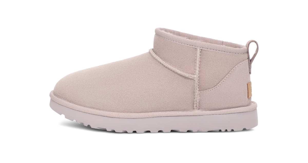 Overkicks - UGG Classic Ultra Mini Boot Pale Smoke (Womens) (1116109-PSK) - vista lateral