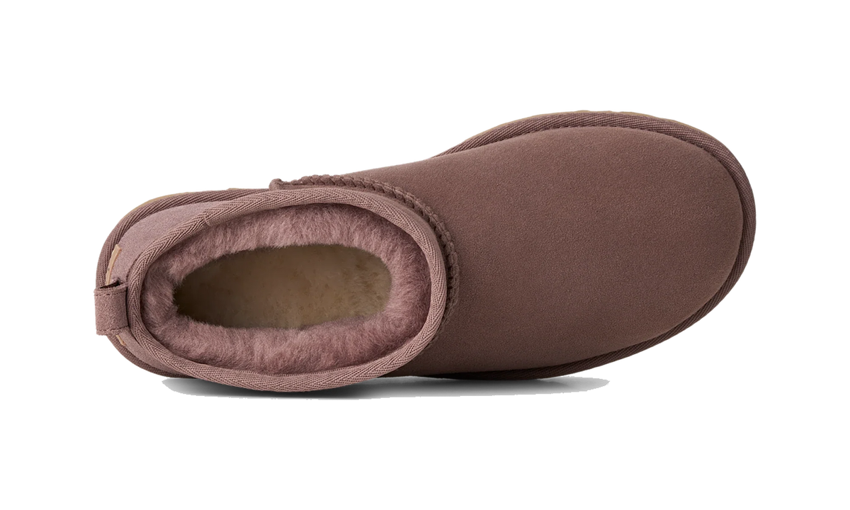 Overkicks - UGG Classic Ultra Mini Boot Portobello (Womens) (1116109-PRTBL) - detalle talon
