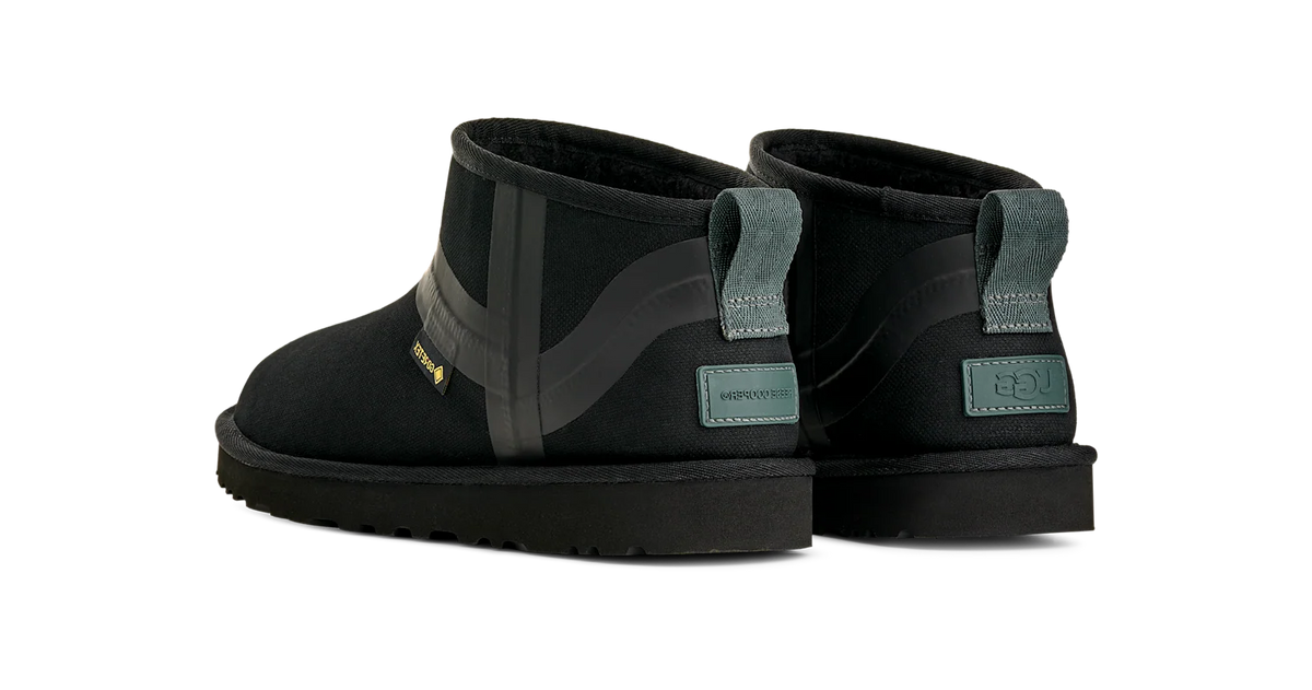 Overkicks - UGG Classic Ultra Mini Boot Reese Cooper Black (1174071-BLK) - vista trasera