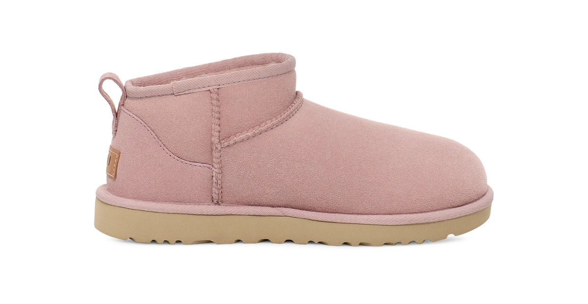 Overkicks - UGG Classic Ultra Mini Boot Rose Grey (Womens) (1116109-RSGRY) - par completo