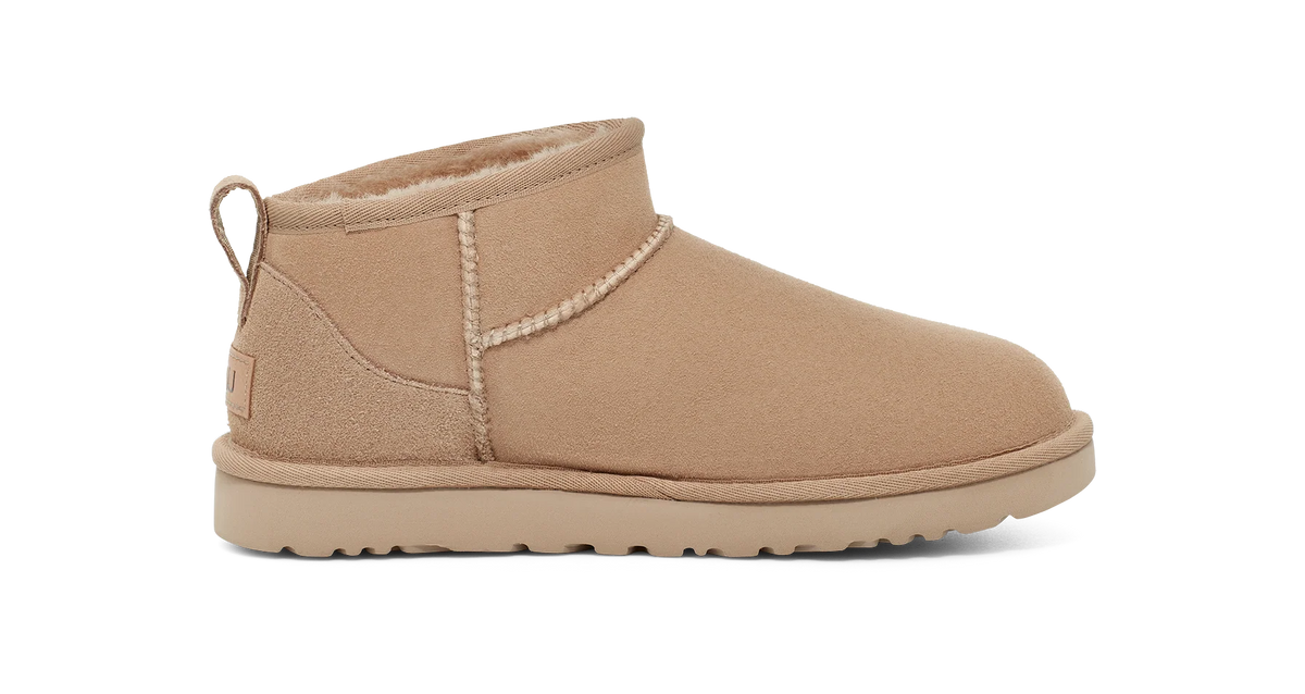 Overkicks - UGG Classic Ultra Mini Boot Sand (Womens) (1116109-SAN) - par completo