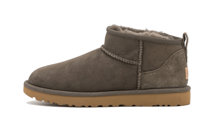 Overkicks - UGG Classic Ultra Mini Boot Slate (Womens) (1116109-SLA) - vista lateral