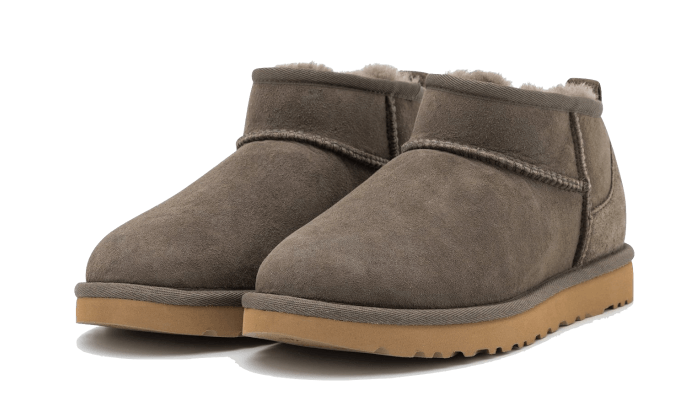 Overkicks - UGG Classic Ultra Mini Boot Slate (Womens) (1116109-SLA) - vista trasera