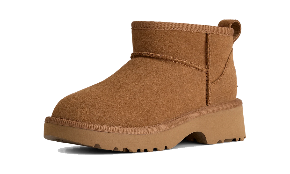 Overkicks - UGG Classic Ultra Mini New Heights Boot Chestnut (Kids) (1157732K-CHE) - imagen 2