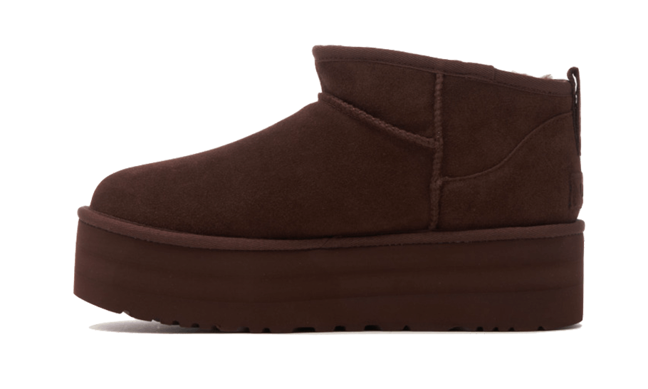 Overkicks - UGG Classic Ultra Mini Platform Boot Burnt Cedar (Womens) (1135092-BCDR) - vista lateral