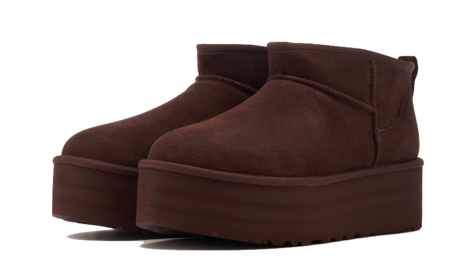 Overkicks - UGG Classic Ultra Mini Platform Boot Burnt Cedar (Womens) (1135092-BCDR) - vista trasera