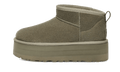 UGG Classic Ultra Mini Platform Boot Moss Green (Women's)