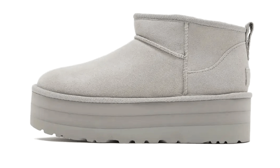Overkicks - UGG Classic Ultra Mini Platform Boot Seal (Womens) (1135092-SEL) - vista lateral