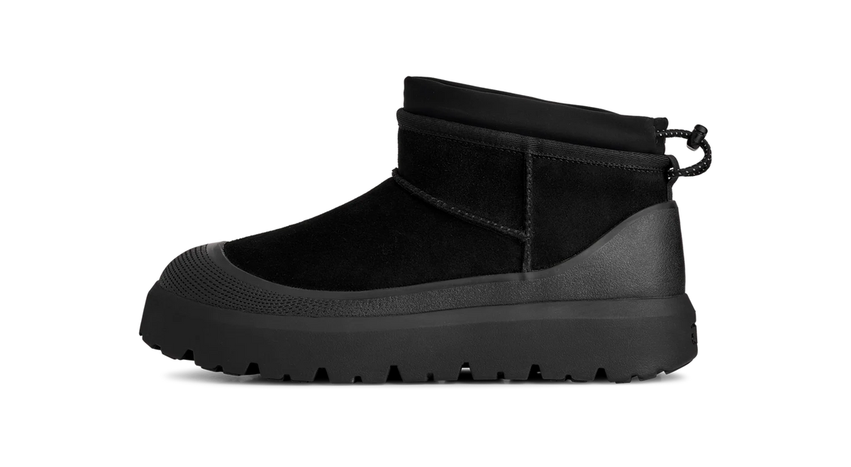 Overkicks - UGG Classic Ultra Mini Weather Hybrid Boot Black (1174196-BBLC) - vista lateral