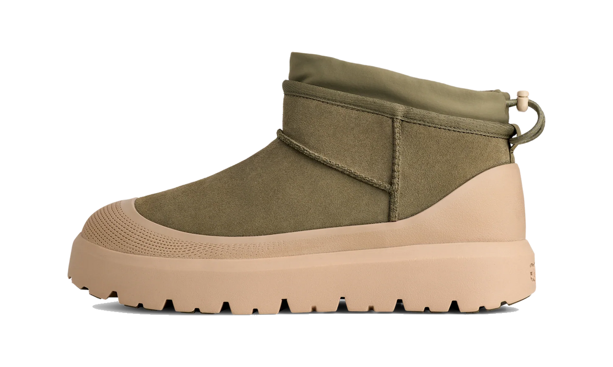 Overkicks - UGG Classic Ultra Mini Weather Hybrid Boot Burnt Olive Mustard Seed (1174196-BOMS) - vista lateral