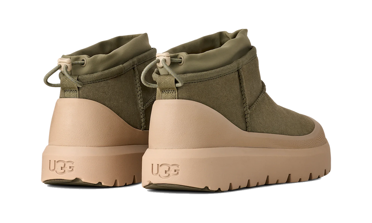 Overkicks - UGG Classic Ultra Mini Weather Hybrid Boot Burnt Olive Mustard Seed (1174196-BOMS) - detalle suela
