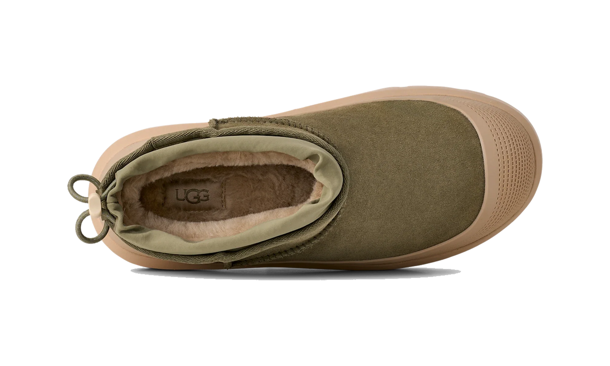 Overkicks - UGG Classic Ultra Mini Weather Hybrid Boot Burnt Olive Mustard Seed (1174196-BOMS) - detalle talon