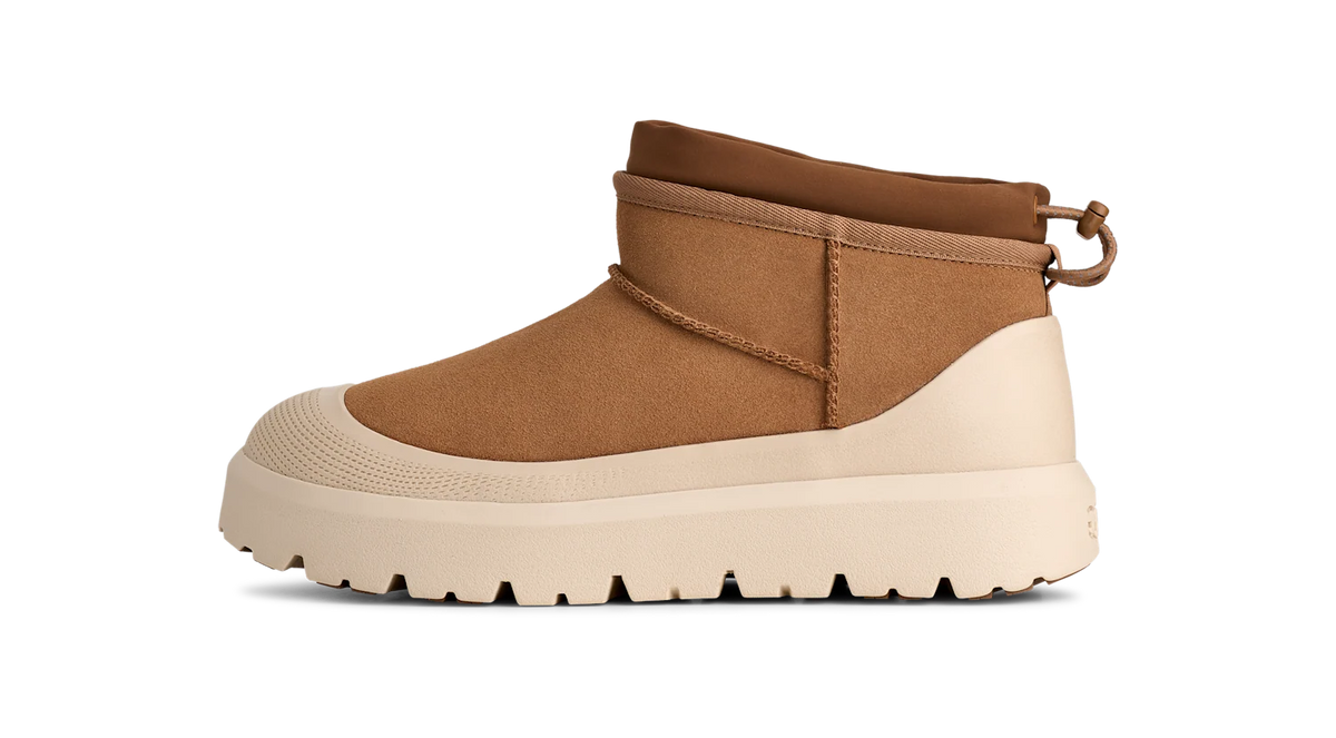 Overkicks - UGG Classic Ultra Mini Weather Hybrid Boot Chestnut Whitecap (1174196-CWTC) - vista lateral