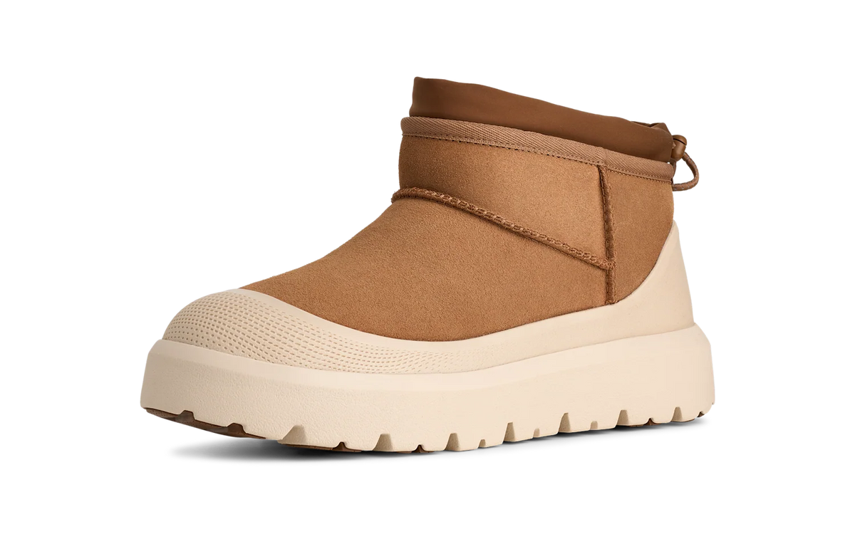 Overkicks - UGG Classic Ultra Mini Weather Hybrid Boot Chestnut Whitecap (1174196-CWTC) - vista trasera