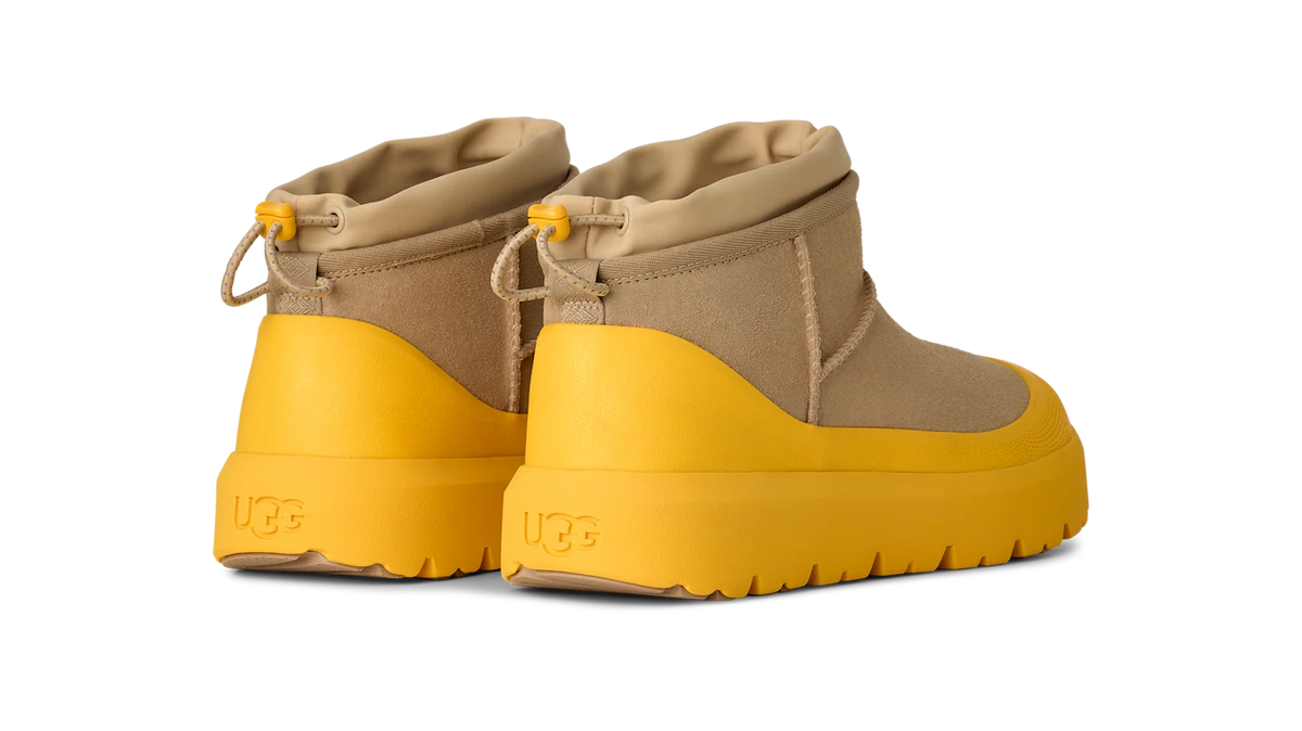 Overkicks - UGG Classic Ultra Mini Weather Hybrid Boot Mustard Seed Summer Wheat (1174196-MMM) - detalle suela