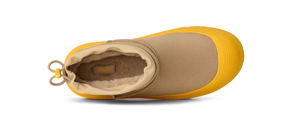 Overkicks - UGG Classic Ultra Mini Weather Hybrid Boot Mustard Seed Summer Wheat (1174196-MMM) - detalle talon