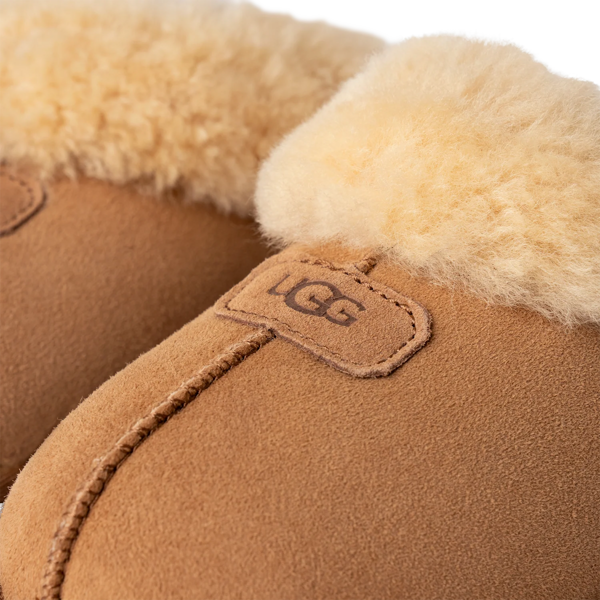 Overkicks - UGG Coquette Slipper Chestnut (Womens) (5125-CHE) - detalle suela