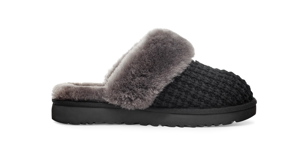 Overkicks - UGG Cozy Slipper Black (Womens) (1117659-BLK) - par completo