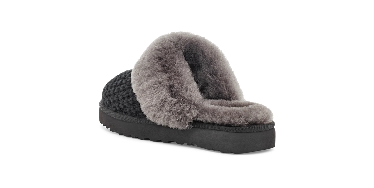 Overkicks - UGG Cozy Slipper Black (Womens) (1117659-BLK) - detalle suela