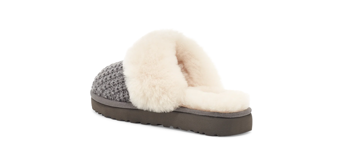 Overkicks - UGG Cozy Slipper Charcoal (Womens) (1117659-CHRC) - detalle suela