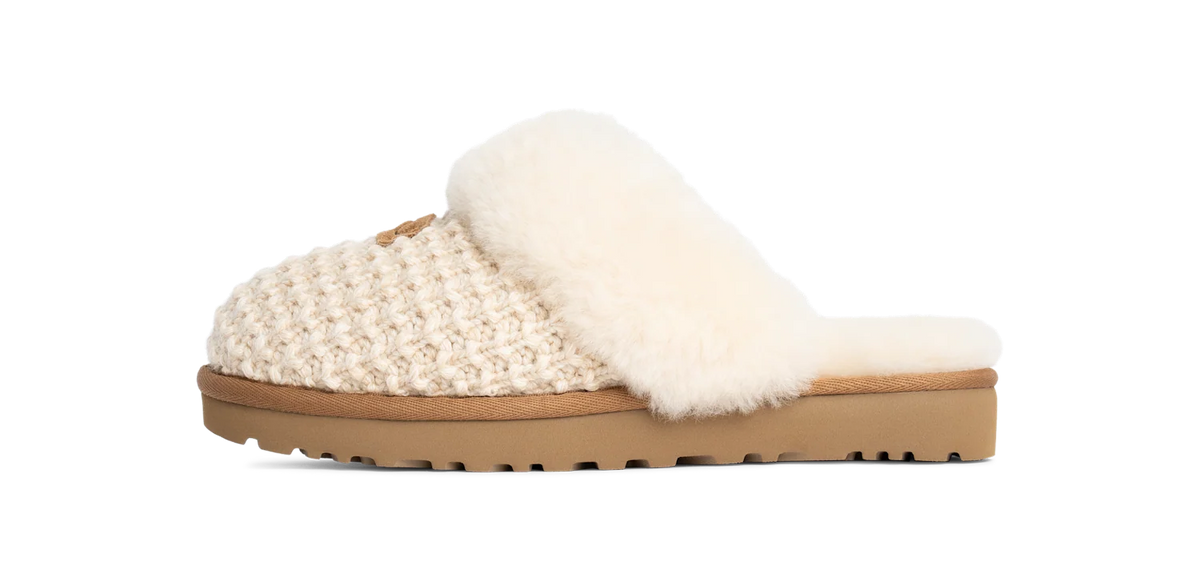 Overkicks - UGG Cozy Slipper Cream (Womens) (1117659-CRM) - vista lateral