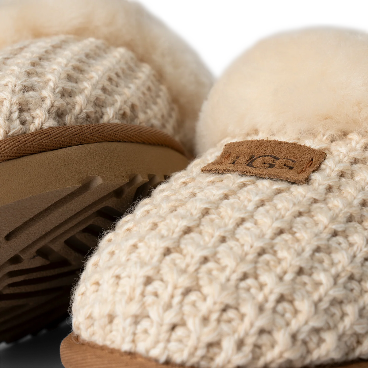 Overkicks - UGG Cozy Slipper Cream (Womens) (1117659-CRM) - detalle suela