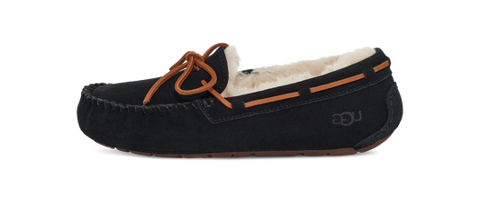 Overkicks - UGG Dakota Slipper Black (Womens) (1107949-BLK) - vista lateral