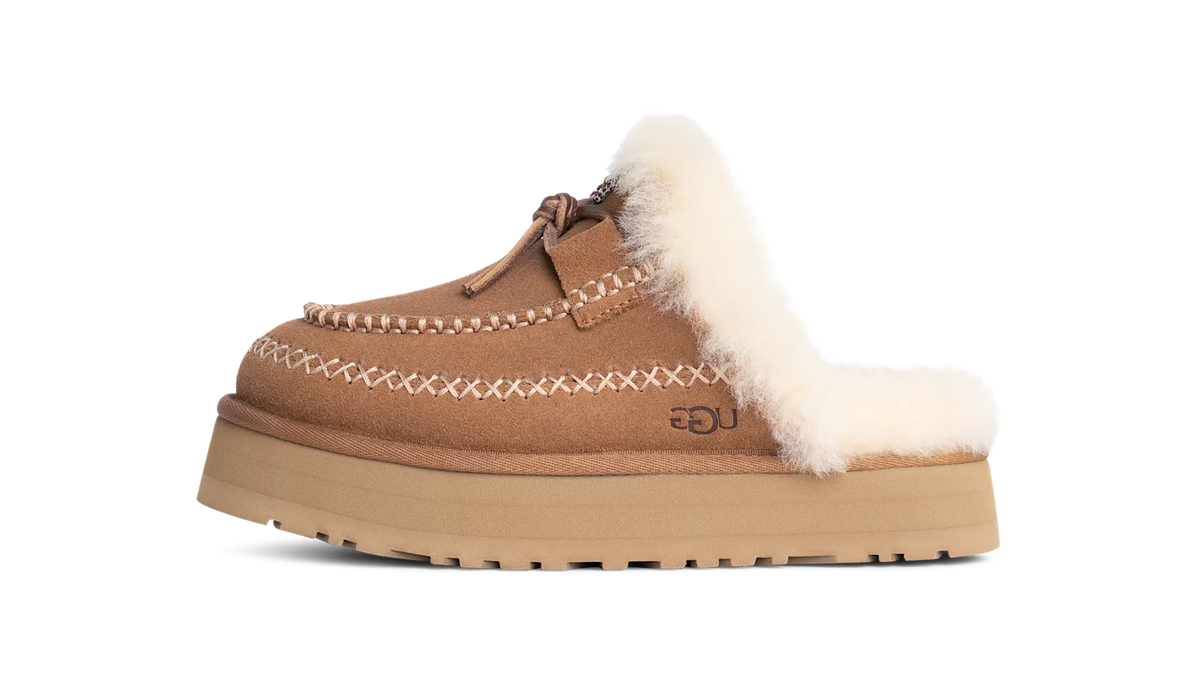 Overkicks - UGG Disquette Alpine Slipper Chestnut (Womens) (1158260-CHE) - vista lateral