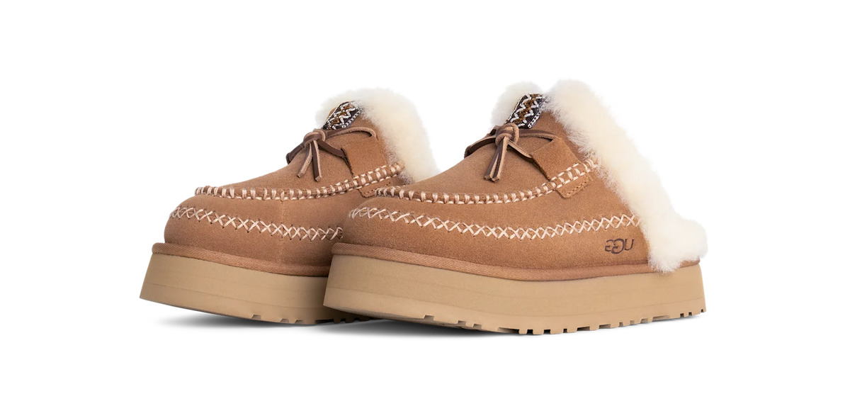 Overkicks - UGG Disquette Alpine Slipper Chestnut (Womens) (1158260-CHE) - vista trasera