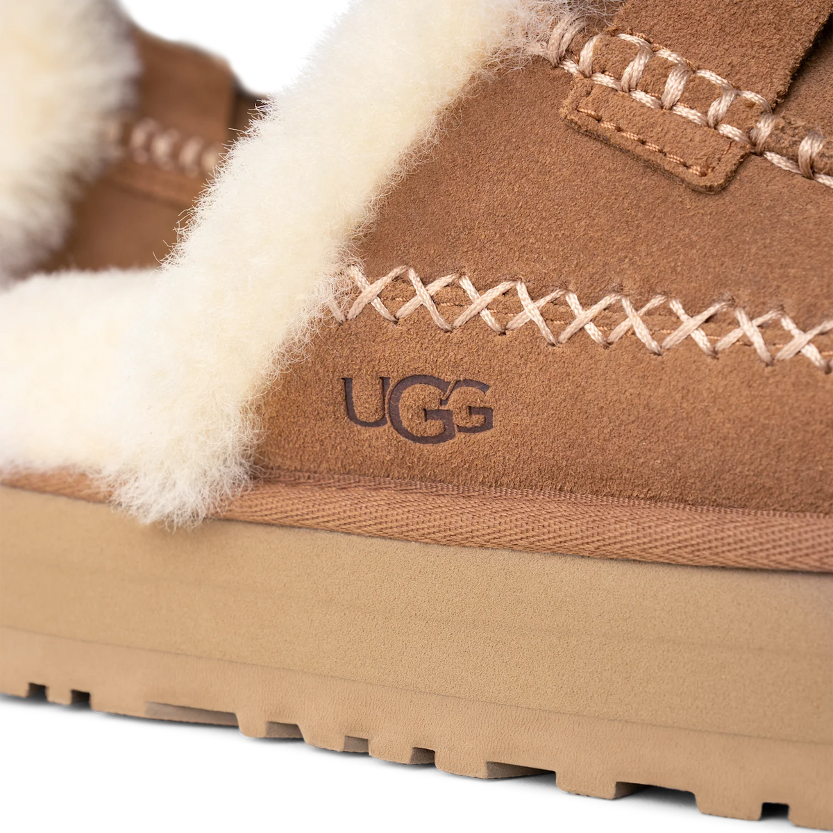 Overkicks - UGG Disquette Alpine Slipper Chestnut (Womens) (1158260-CHE) - vista superior