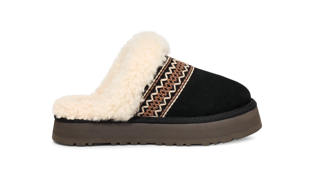 Overkicks - UGG Disquette Atherson Slipper Black (Womens) (1158282-BLK) - par completo