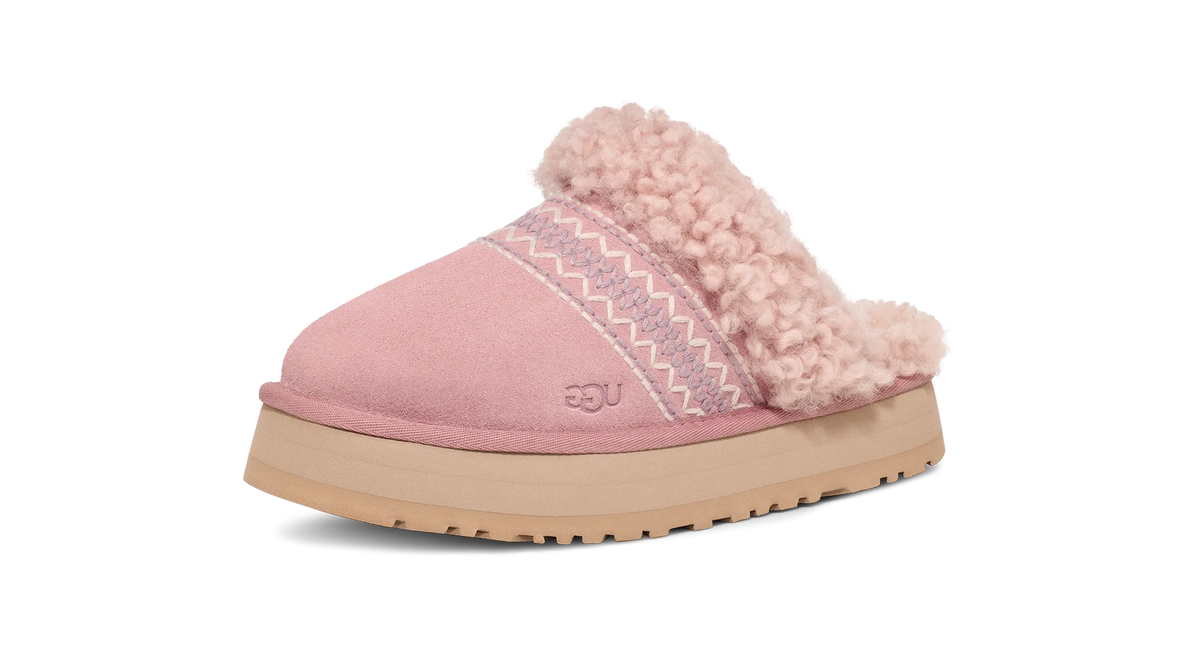 Overkicks - UGG Disquette Atherson Slipper Rose Grey (Womens) (1158282-RSGRY) - vista trasera