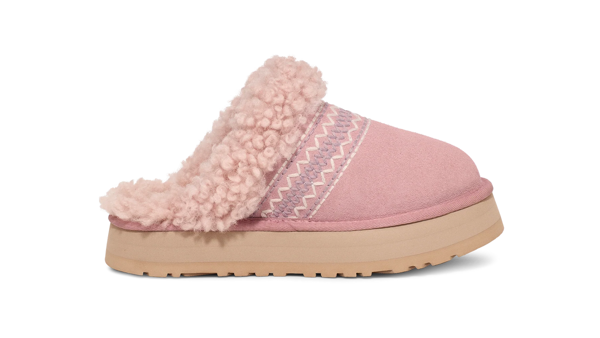 Overkicks - UGG Disquette Atherson Slipper Rose Grey (Womens) (1158282-RSGRY) - par completo