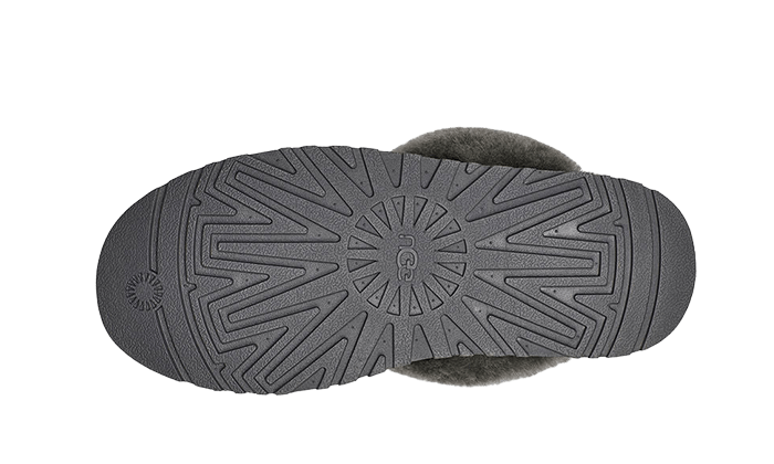 Overkicks - UGG Disquette Slipper Charcoal (Womens) (1122550-CHRC) - vista trasera