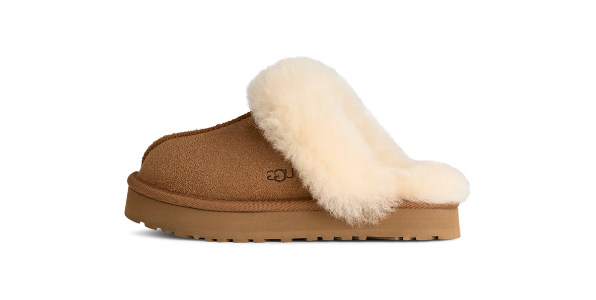 Overkicks - UGG Disquette Slipper Chestnut (Kids) (1171199K-CHE) - vista lateral