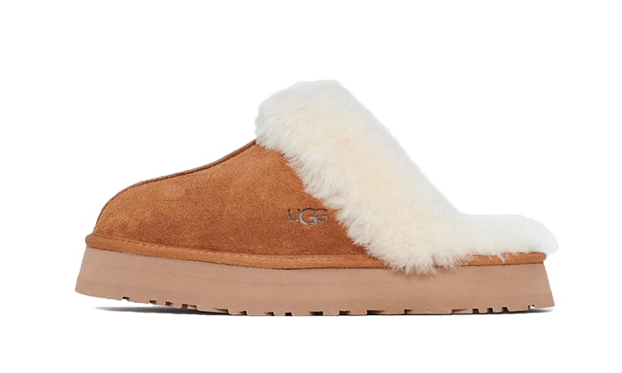 Overkicks - UGG Disquette Slipper Chestnut (Womens) (1122550-CHE) - vista lateral