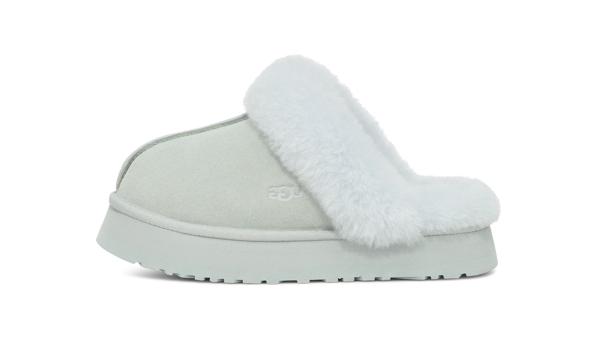 Overkicks - UGG Disquette Slipper Goose (Womens) (1122550-GOO) - vista lateral