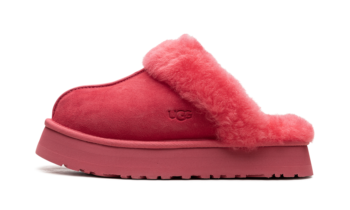 Overkicks - UGG Disquette Slipper Pink Glow (Womens) (1122550-PGW) - vista lateral