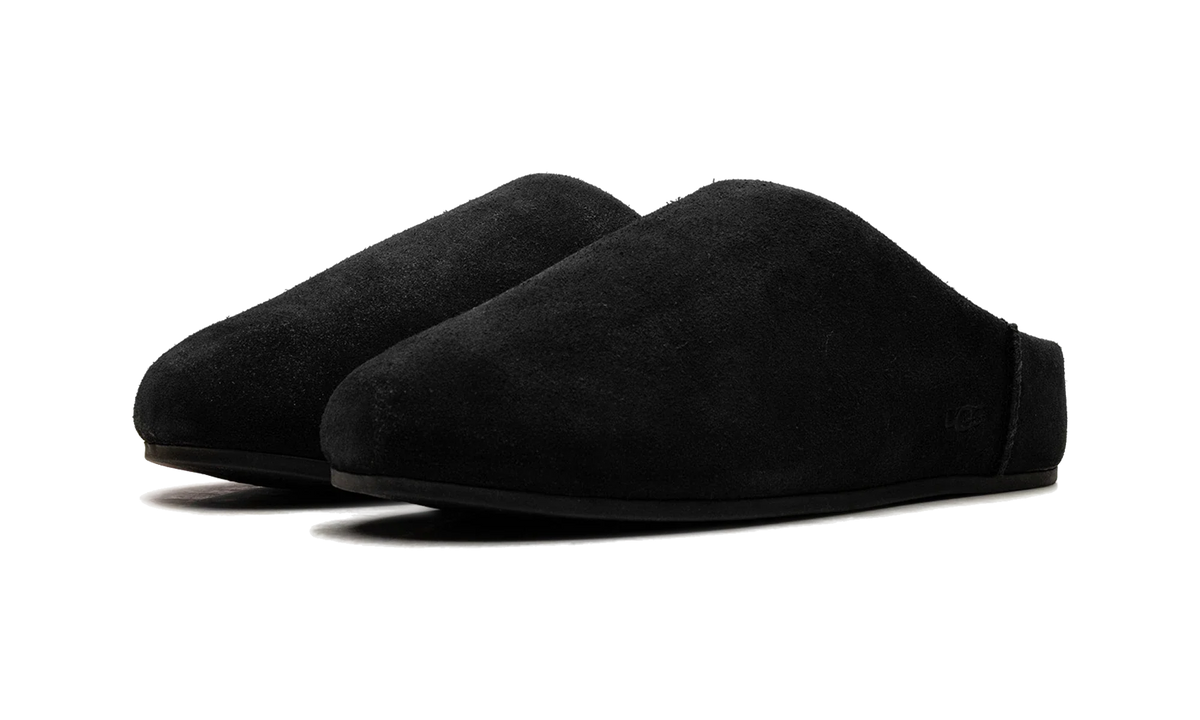 Overkicks - UGG Elea Slip-On Slipper Black (Womens) (1171390-BLK) - vista trasera