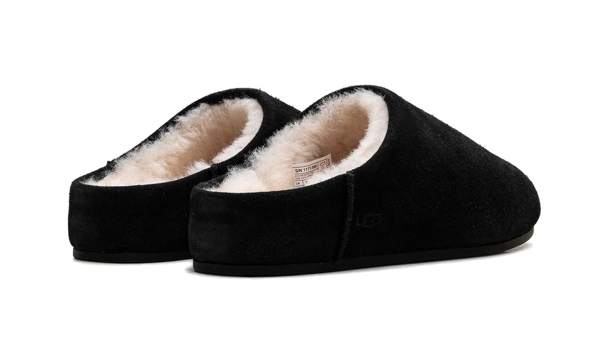 Overkicks - UGG Elea Slip-On Slipper Black (Womens) (1171390-BLK) - par completo